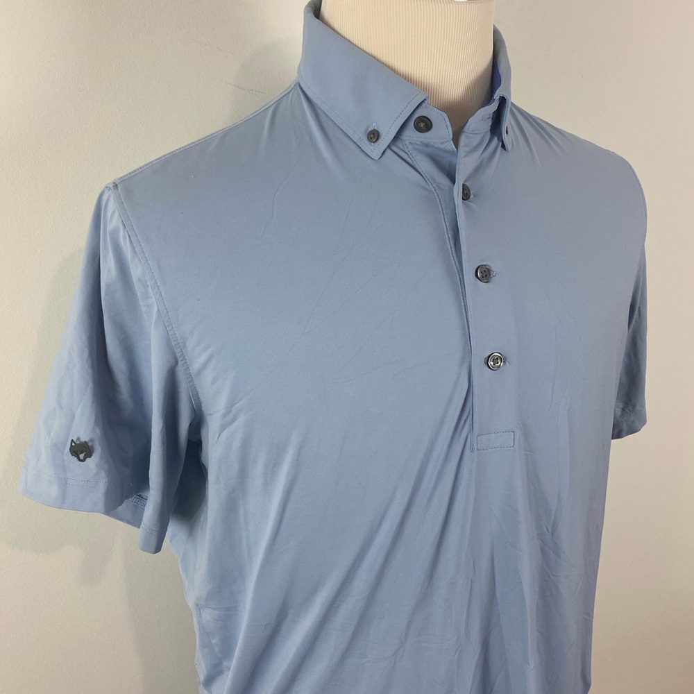 Greyson nylon blend athletic polo golf shirt, M